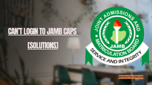 Can’t Login to JAMB CAPS
